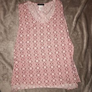 Printed unique tank top